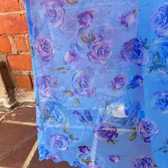 Y2K mesh maxi skirt - Picture 4 of 9